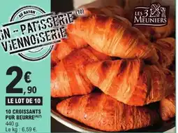 E.Leclerc Express 10 croissants pur beurre offre