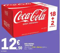 E.Leclerc Express "COCA-COLA" Soda original offre