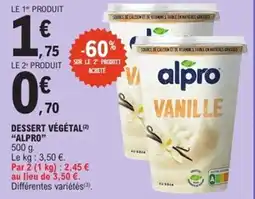 E.Leclerc Express "ALPRO" Dessert végétal offre