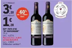 E.Leclerc Express "BY HAUSSMANN" Igp pays d'oc offre