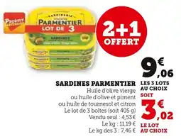 Super U Sardines parmentier offre