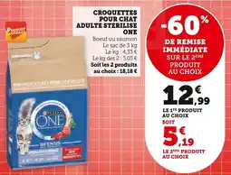 Super U Croquettes pour chat adulte sterilise one offre