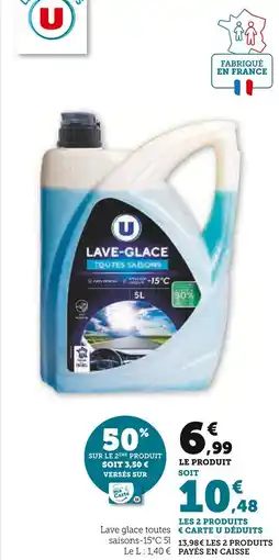 Super U Lave-glace offre