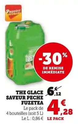 Super U The glace saveur peche fuzetea offre