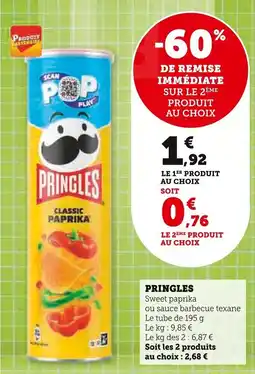 Super U Pringles offre