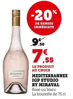 Super U Mediterrannee igp studio by miraval offre