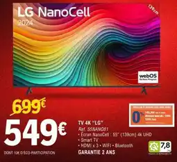 E.Leclerc TV 4K LG offre