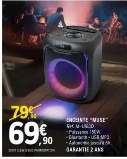 ENCEINTE “MUSE”