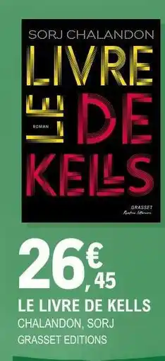 E.Leclerc LE LIVRE DE KELLS offre