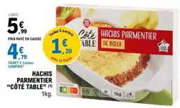 E.Leclerc HACHIS PARMENTIER “CÔTÉ TABLE” offre