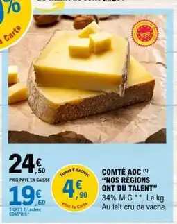 E.Leclerc COMTÉ AOC offre