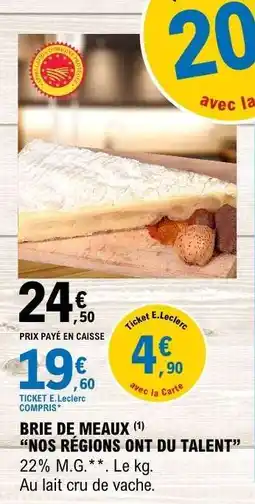 E.Leclerc BRIE DE MEAUX offre