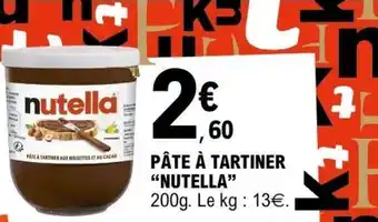 E.Leclerc Pâte À Tartiner Nutella offre
