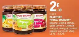 E.Leclerc CONFITURE “ROYAL BOURBON” offre