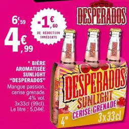 E.Leclerc Desperados Sunlight Cerise Grenade offre