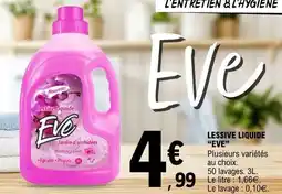 E.Leclerc LESSIVE LIQUIDE “EVE” offre