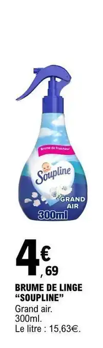 E.Leclerc BRUME DE LINGE “SOUPLINE” offre