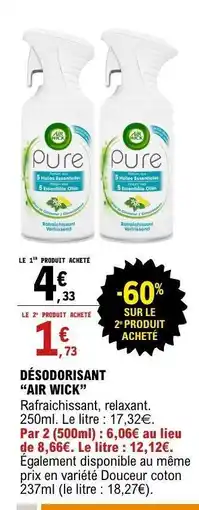 E.Leclerc Désodorisant Air Wick offre