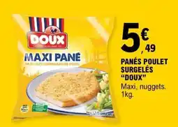 E.Leclerc PANÉS POULET SURGELÉS “DOUX” offre