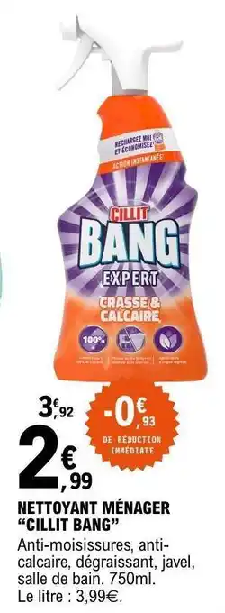 E.Leclerc Nettoyant ménager Cillit Bang offre