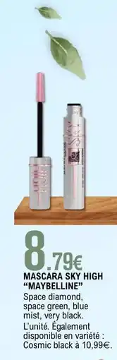 E.Leclerc Mascara Sky High Maybelline offre