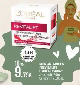 E.Leclerc SOIN ANTI-RIDES “RÉVITALIFT L’ORÉAL PARIS” offre