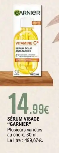 E.Leclerc SERUM VISAGE “GARNIER” offre