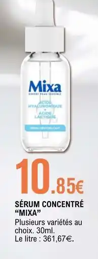 E.Leclerc SÉRUM CONCENTRÉ “MIXA” offre