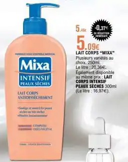 E.Leclerc Lait Corps Mixa offre
