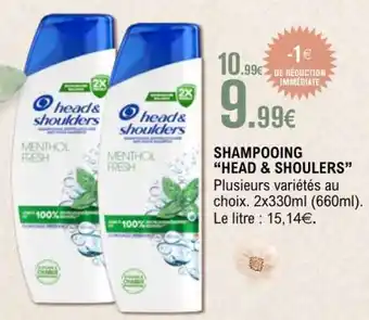E.Leclerc Shampooing Head & Shoulders offre