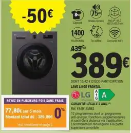 E.Leclerc Lave Linge Frontal LG offre