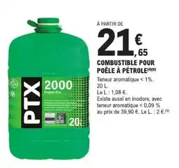 E.Leclerc PTX 2000 offre