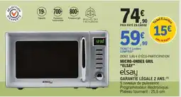 E.Leclerc MICRO-ONDES GRIL “ELSAY” offre