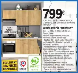 E.Leclerc CUISINE ÉQUIPÉE NEBRASKA offre