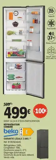 E.Leclerc Réfrigérateur combiné offre