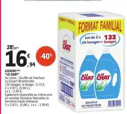 E.Leclerc LESSIVE LE CHAT offre