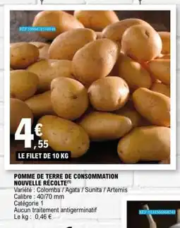 E.Leclerc Pomme de Terre de Consommation Nouvelle Recolte offre
