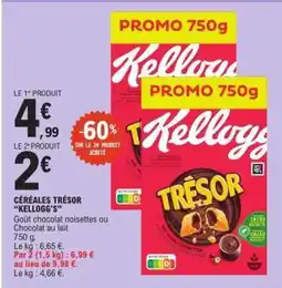 E.Leclerc Céréales Trésor Kellogg's offre