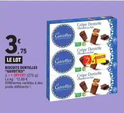 E.Leclerc BISCUITS DENTELLES GAVOTTES offre