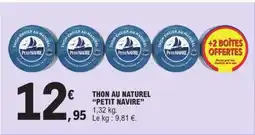 E.Leclerc Thon Au Naturel Petit Navire offre