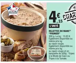 E.Leclerc RILLETTES DU MANS 'PRUNIER' offre