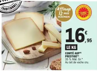 E.Leclerc Comté Aop Prestige offre