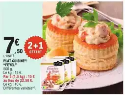 E.Leclerc PLAT CUISINÉ FEYEL offre