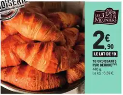 E.Leclerc 10 croissants pur beurre offre