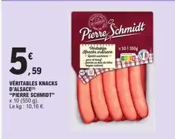 E.Leclerc VÉRITABLES KNACKS D'ALSACE offre