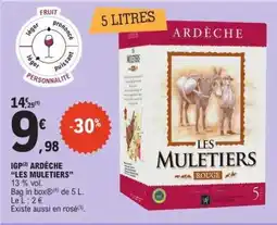 E.Leclerc IGP ARDÈCHE LES MULETIERS offre