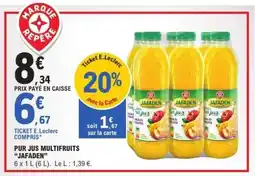 E.Leclerc Pur Jus Multifruits Jafaden offre