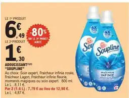 E.Leclerc Adoucissant Soupline offre