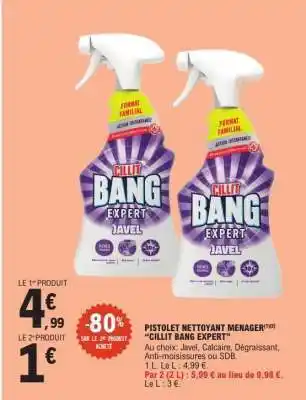 E.Leclerc Cillit Bang Expert Javel offre