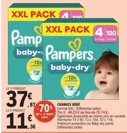 E.Leclerc Pampers Baby-Dry offre